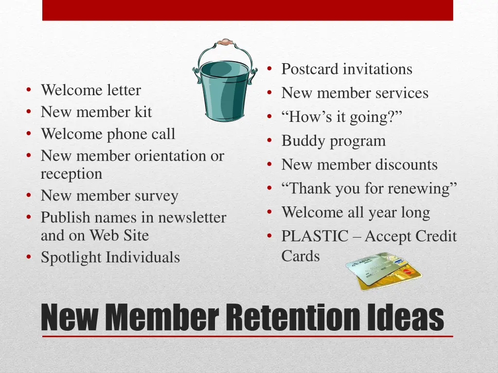 postcard invitations new member services