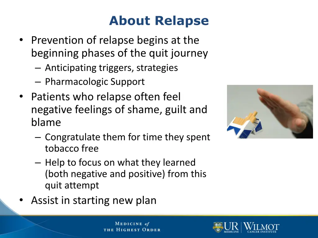 about relapse