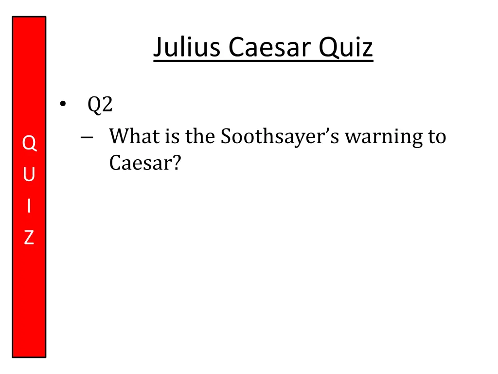 julius caesar quiz 2