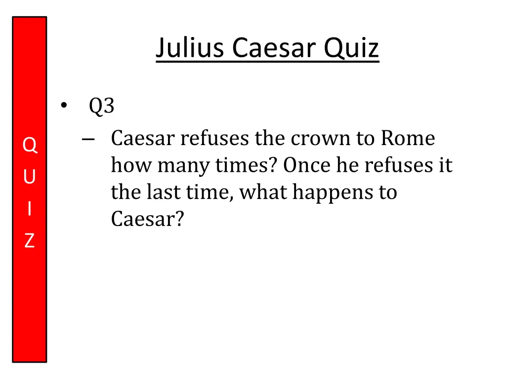 julius caesar quiz 3