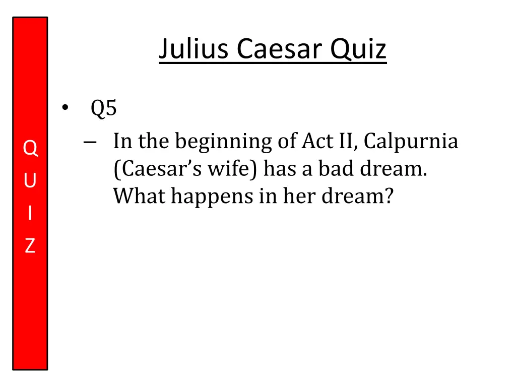 julius caesar quiz 5