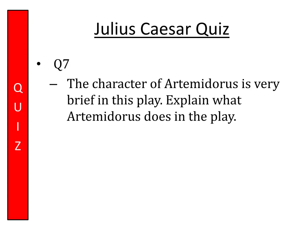 julius caesar quiz 7