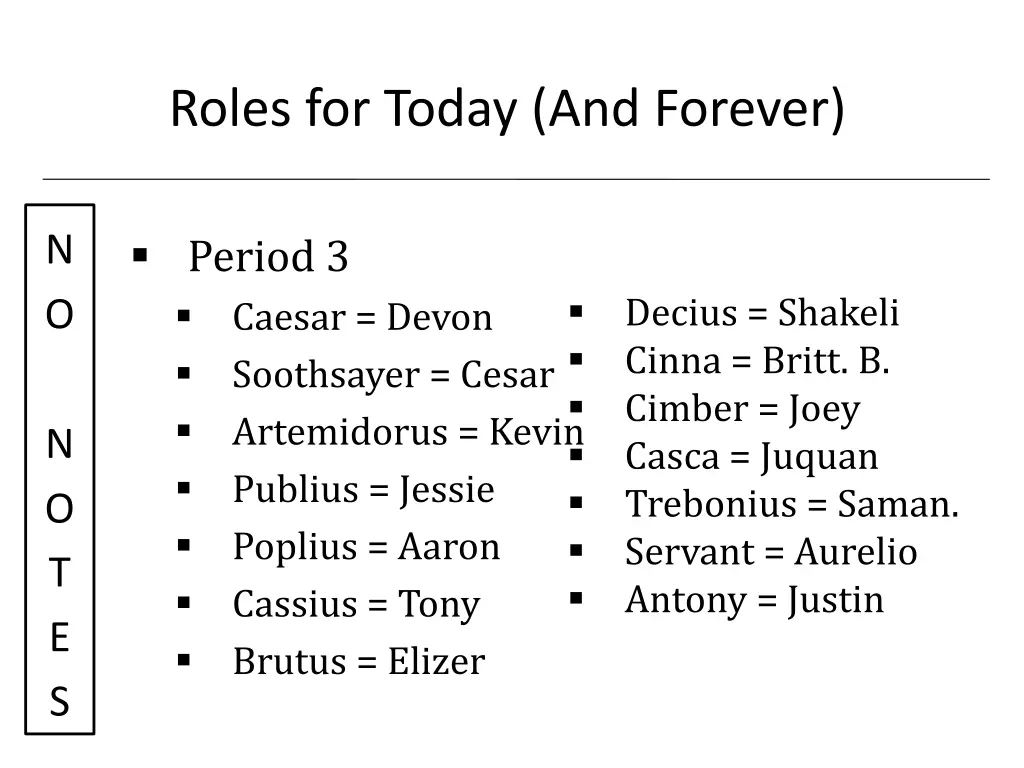 roles for today and forever 2