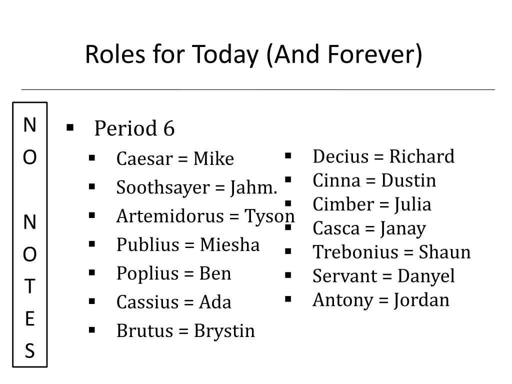 roles for today and forever 4