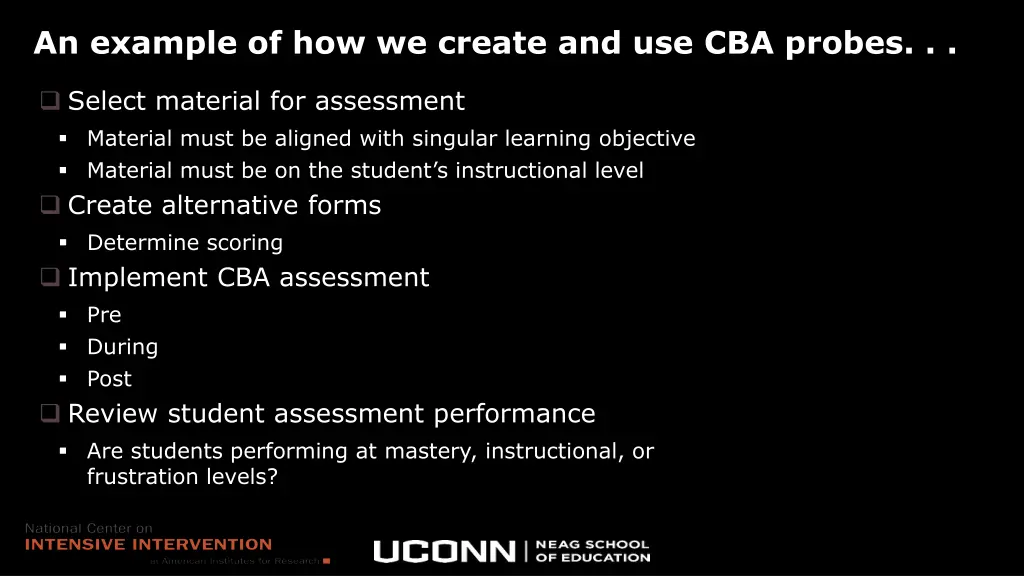 an example of how we create and use cba probes 1