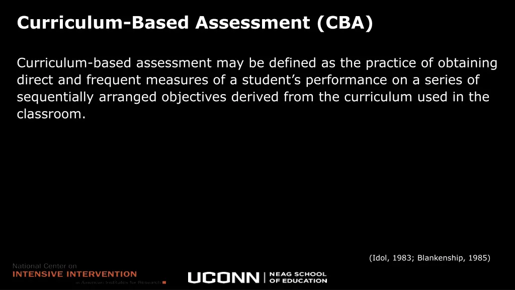 curriculum based assessment cba 2