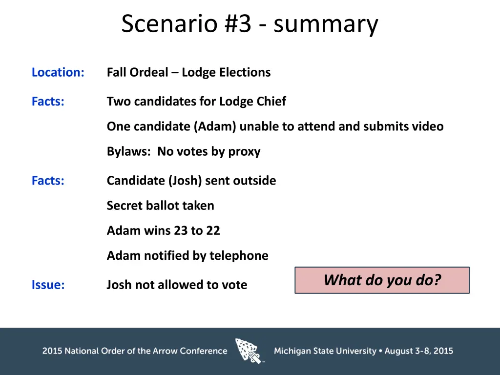 scenario 3 summary