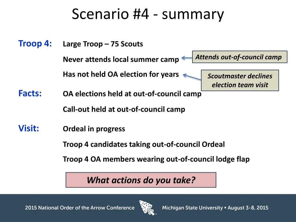 scenario 4 summary