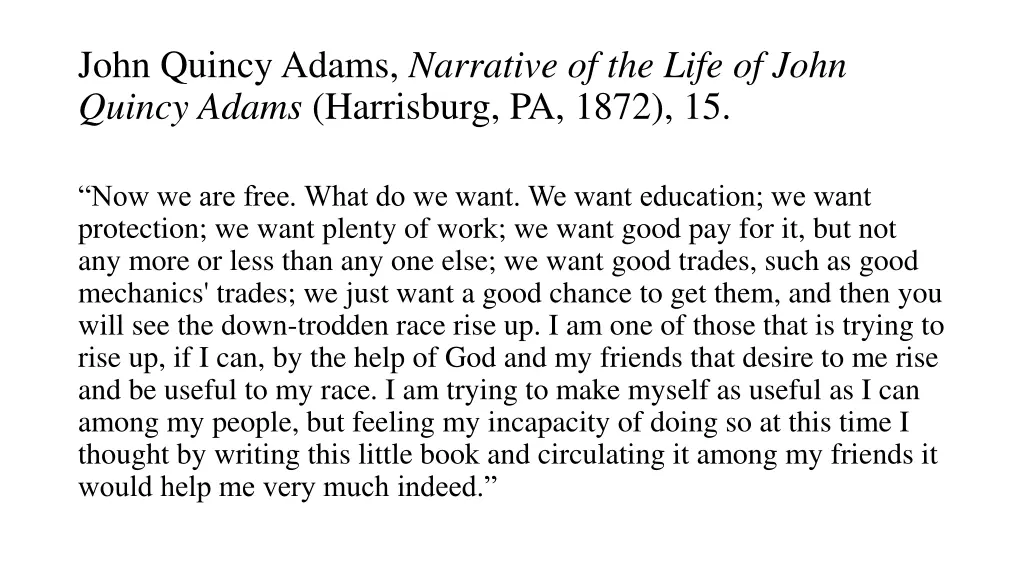 john quincy adams narrative of the life of john