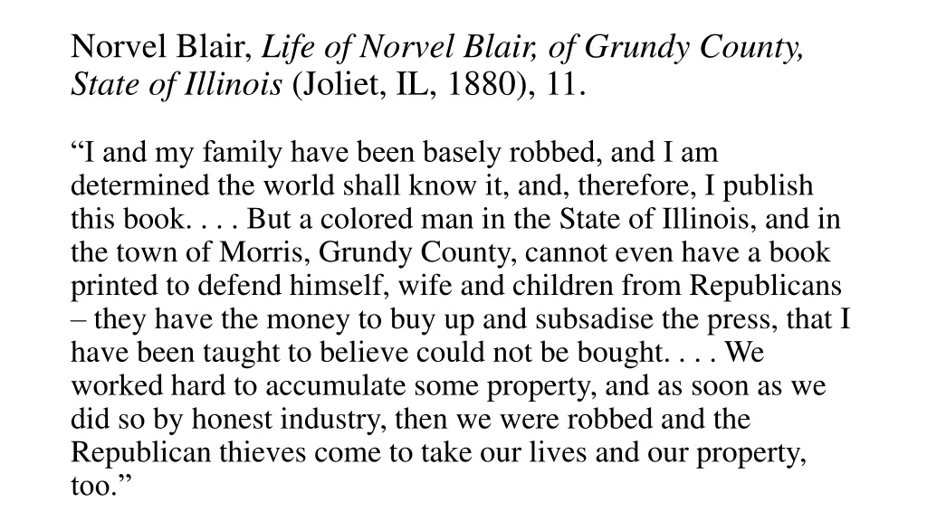 norvel blair life of norvel blair of grundy