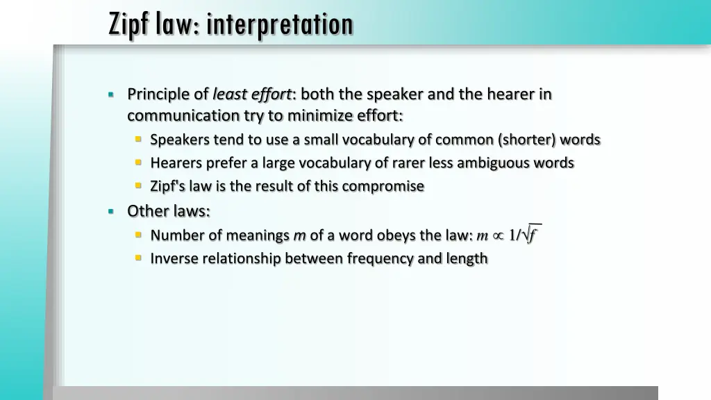 zipf law interpretation