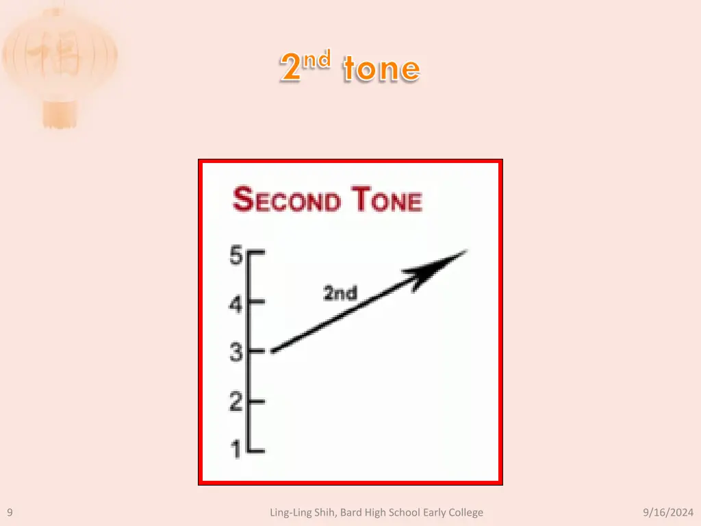 2 nd tone