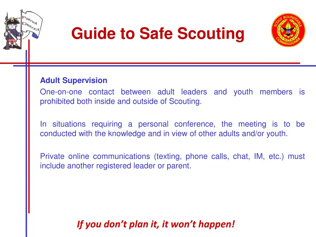 guide to safe scouting