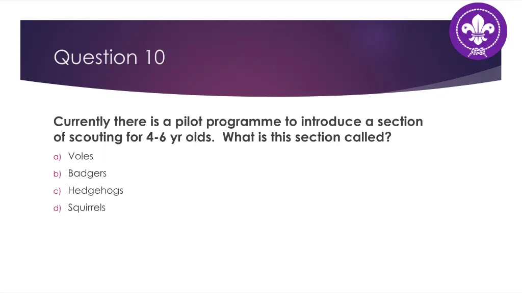 question 10