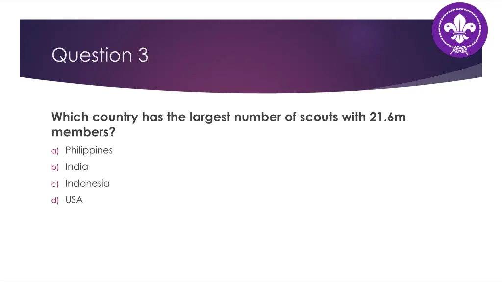 question 3