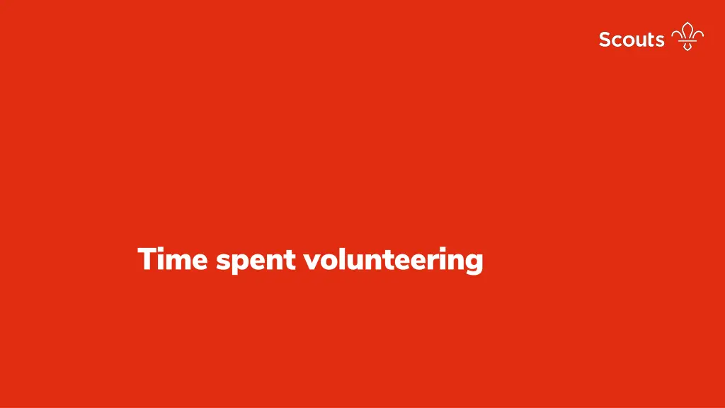 time spent volunteering