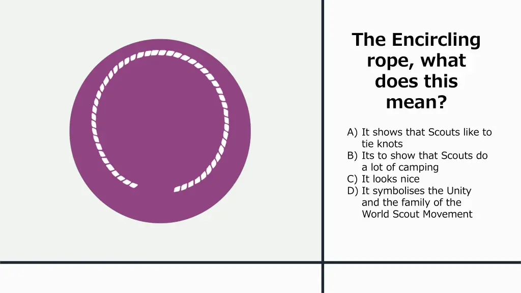 the encircling rope what does this mean