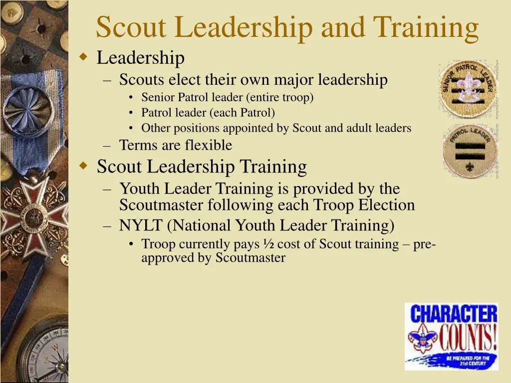 scout leadership and training leadership scouts