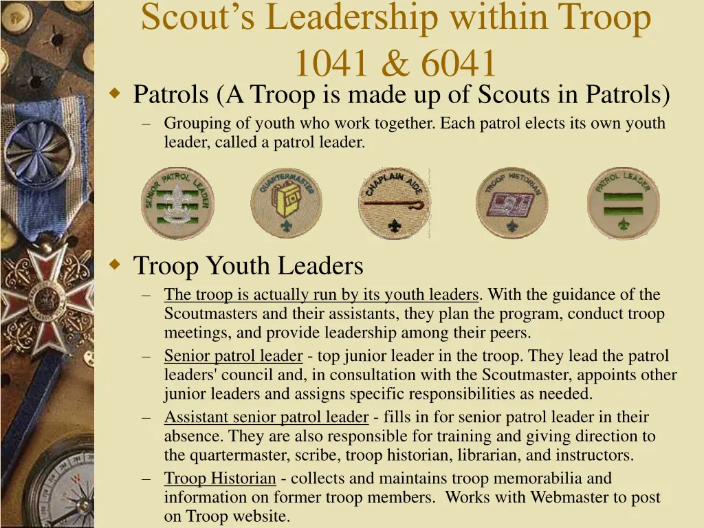 scout s leadership within troop 1041 6041 patrols