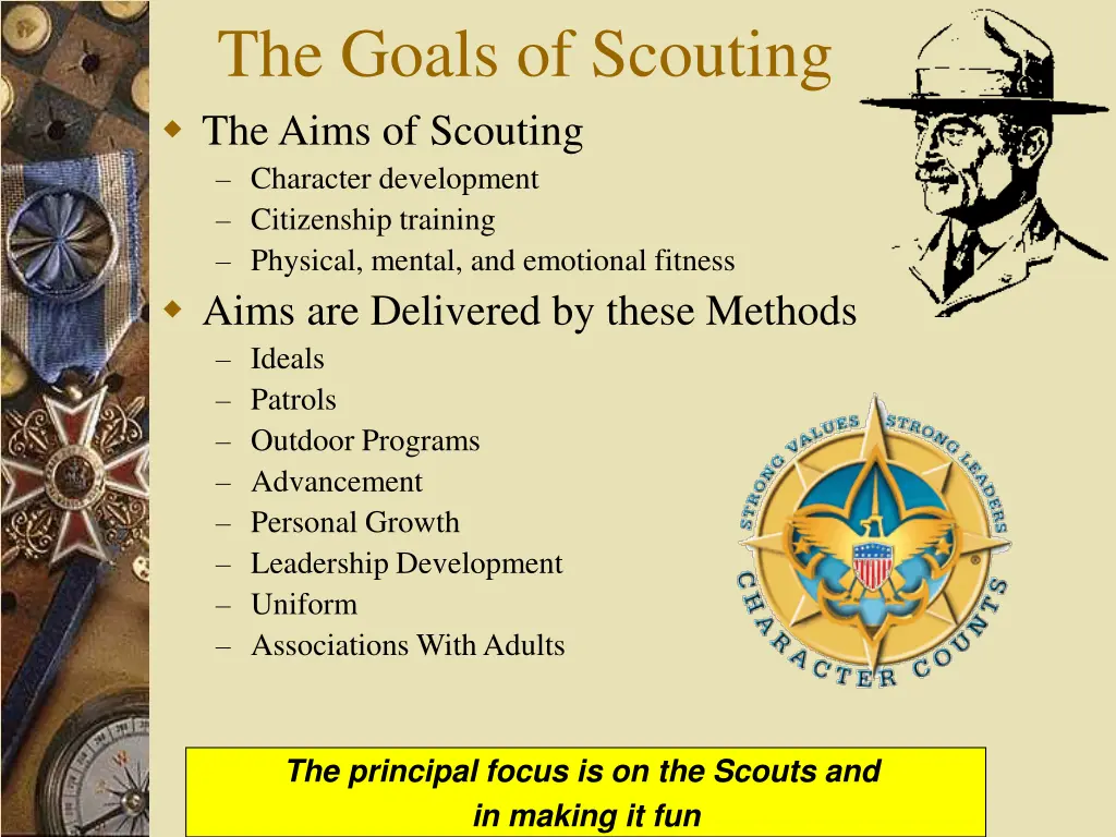 the goals of scouting the aims of scouting