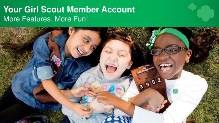 your girl scout member account more features more