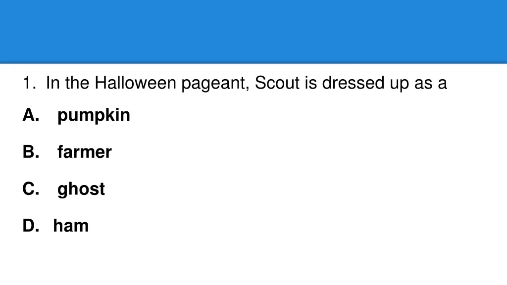 1 in the halloween pageant scout is dressed