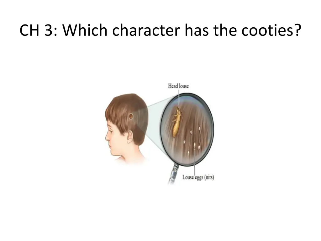 ch 3 which character has the cooties