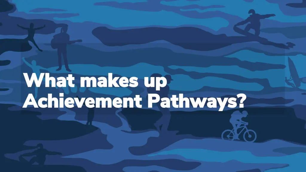 what makes up what makes up achievement pathways