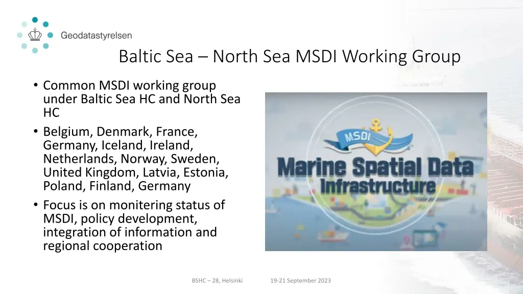 baltic sea north sea msdi working group 1