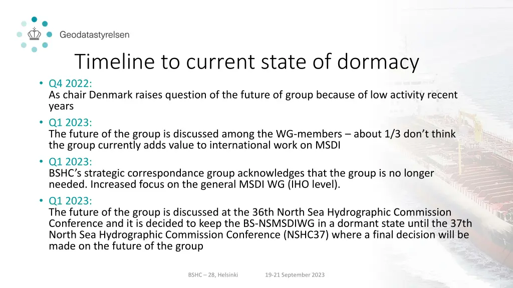 timeline to current state of dormacy q4 2022