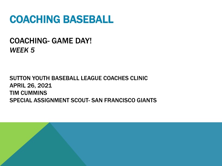 coaching baseball coaching baseball