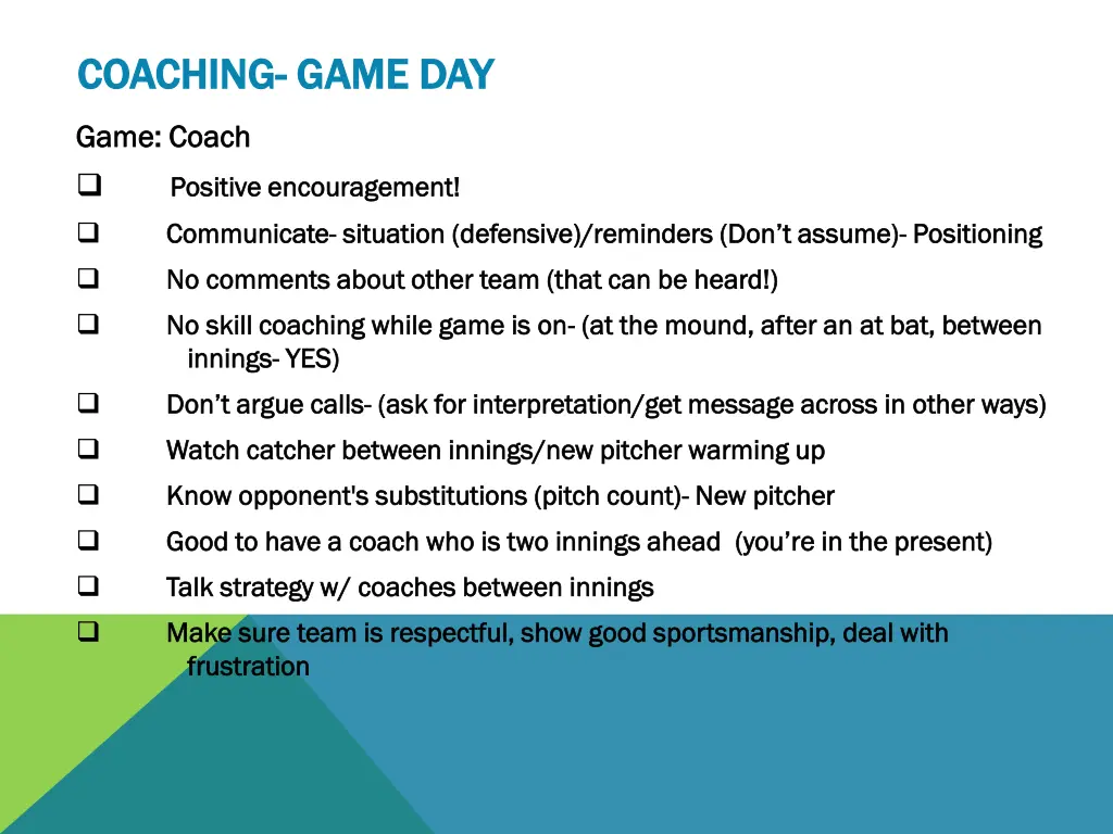 coaching coaching game day 4