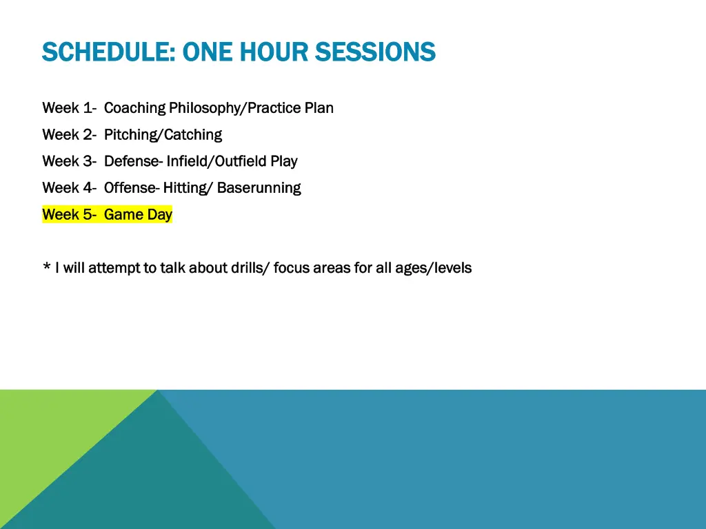 schedule one hour sessions schedule one hour