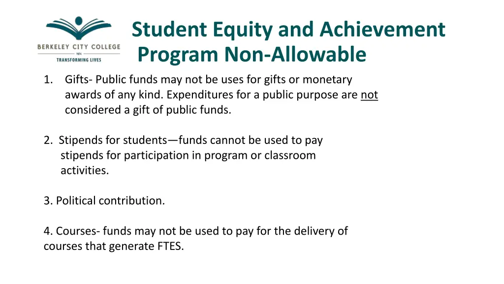 student equity and achievement program