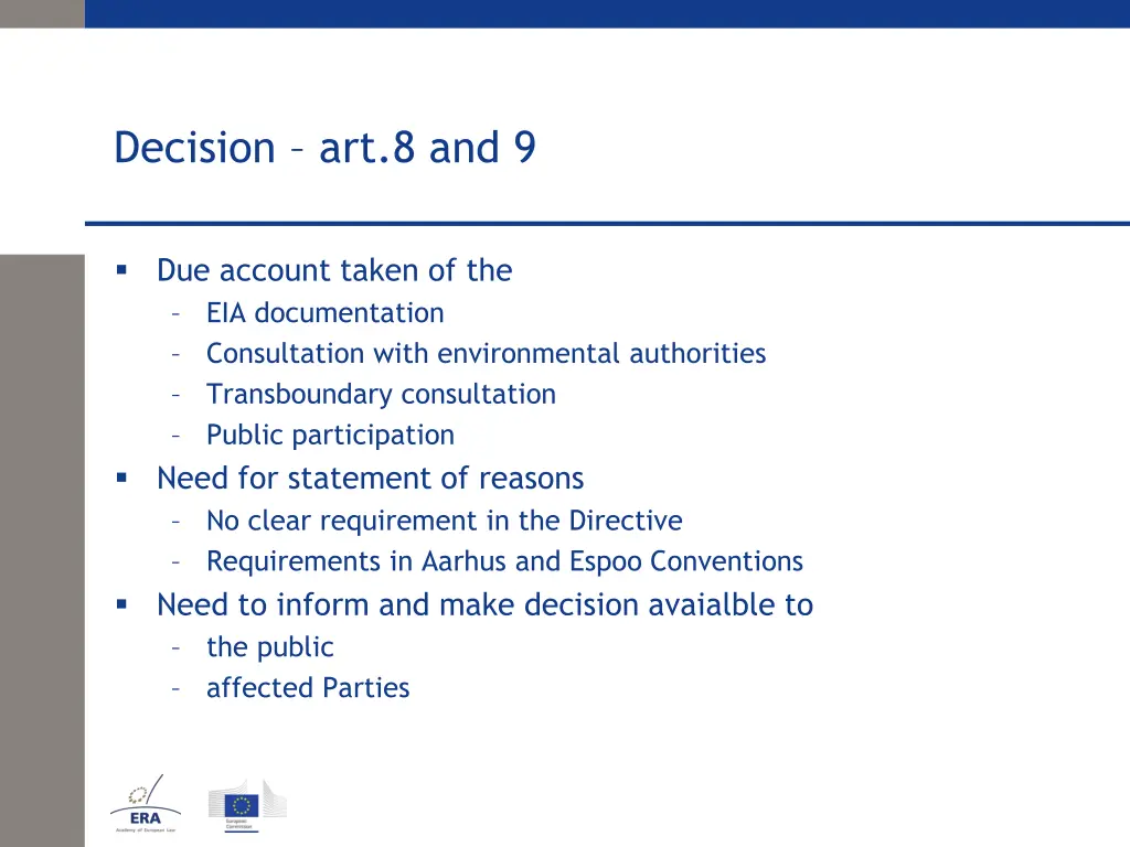 decision art 8 and 9