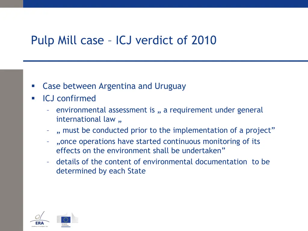 pulp mill case icj verdict of 2010