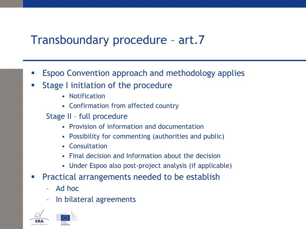 transboundary procedure art 7