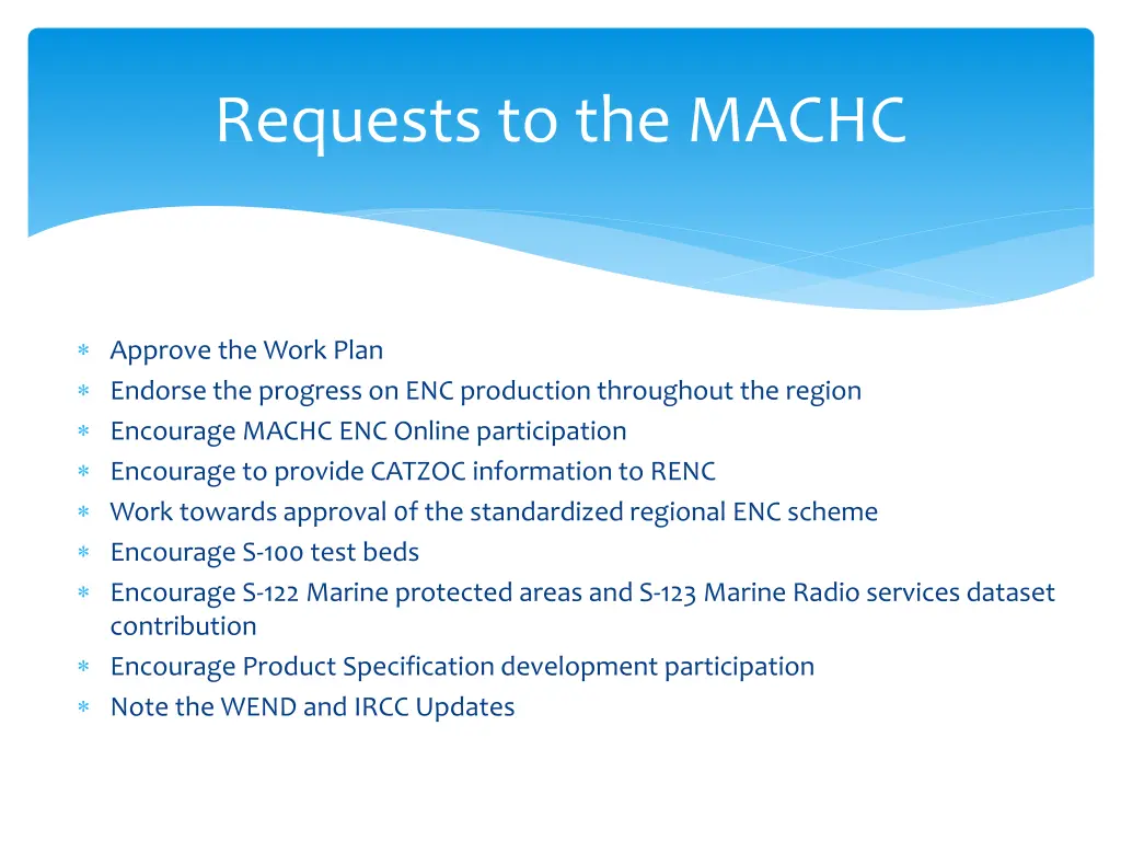 requests to the machc