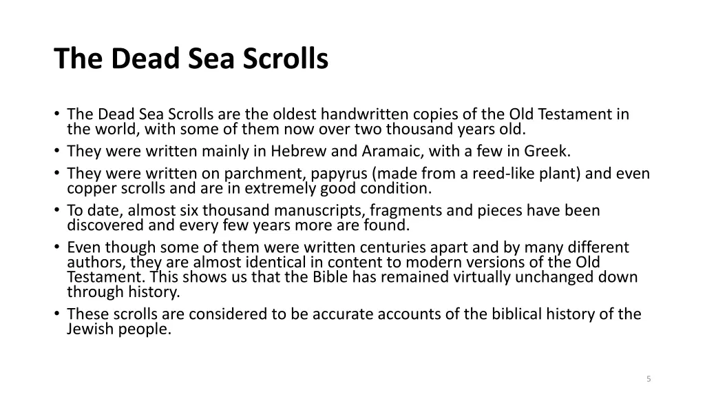 the dead sea scrolls 1