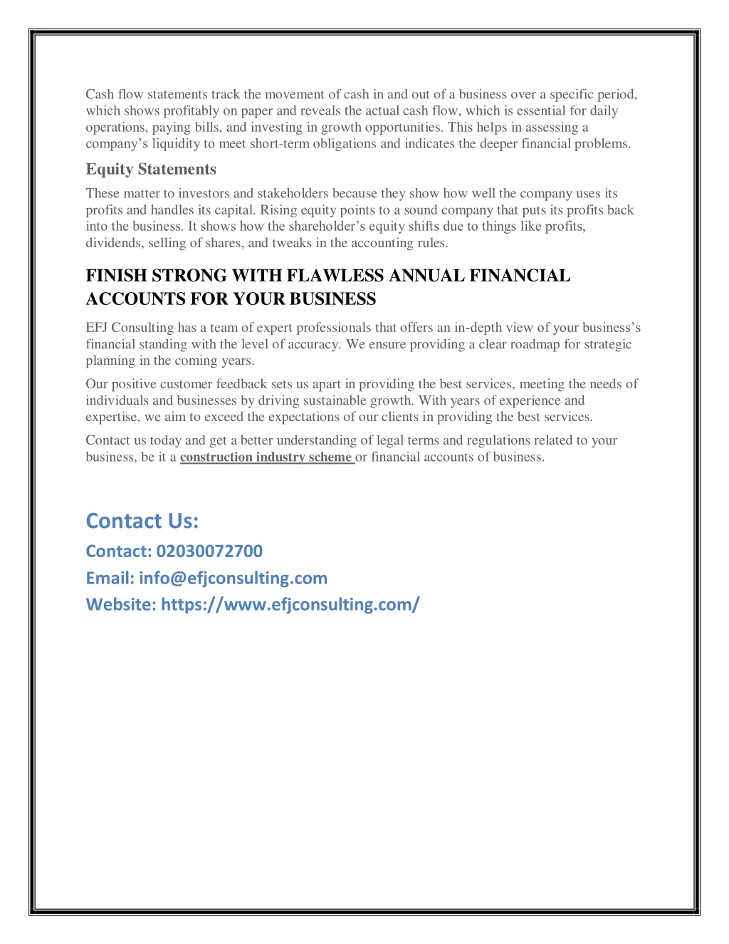 cash flow statements track the movement of cash