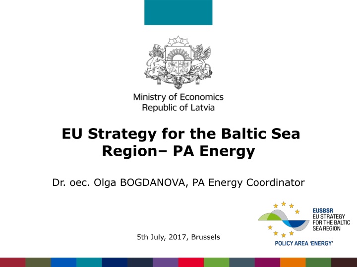 eu strategy for the baltic sea region pa energy