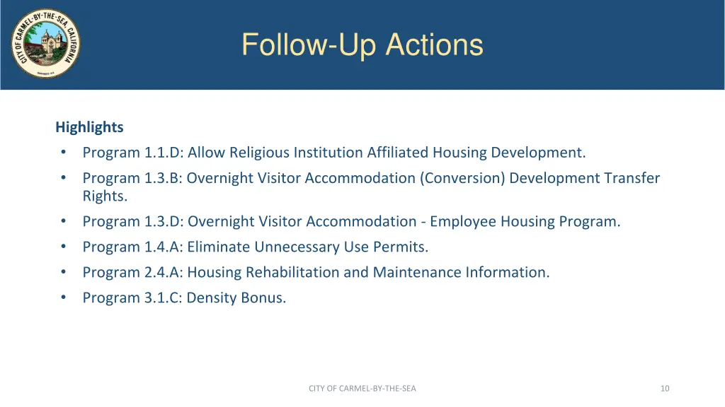 follow up actions 3