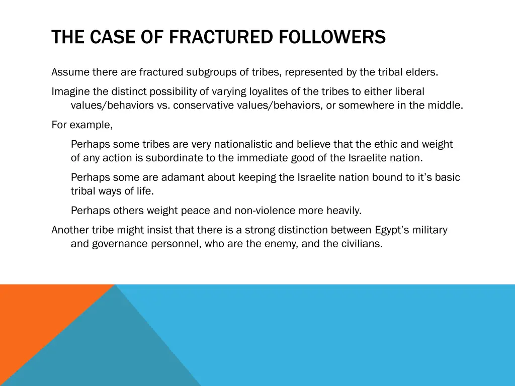 the case of fractured followers