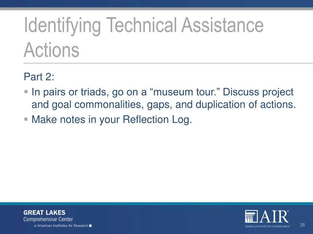 identifying technical assistance actions 2