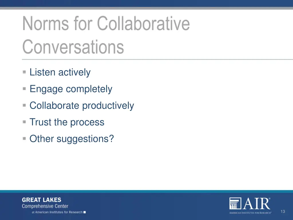 norms for collaborative conversations