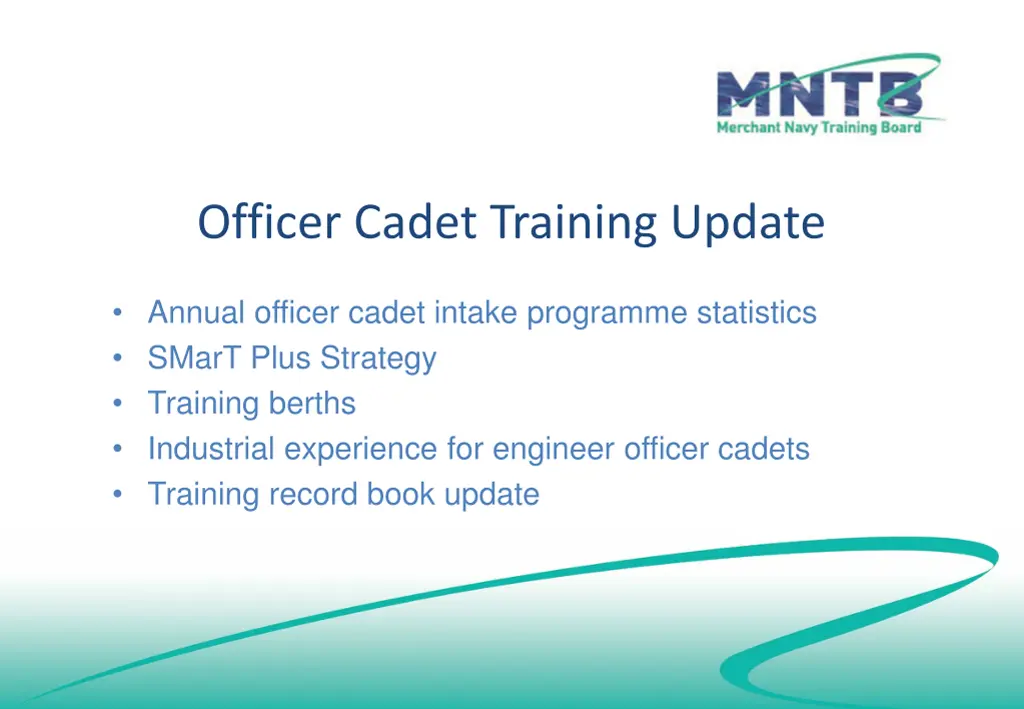 officer cadet training update