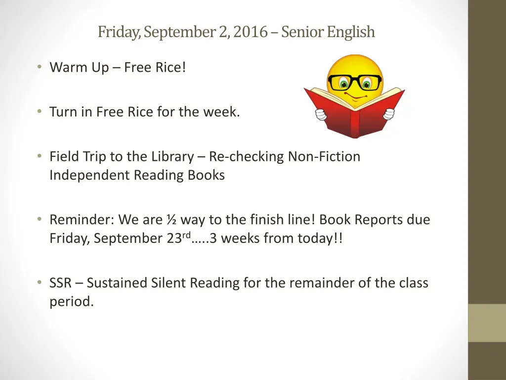 friday september 2 2016 senior english