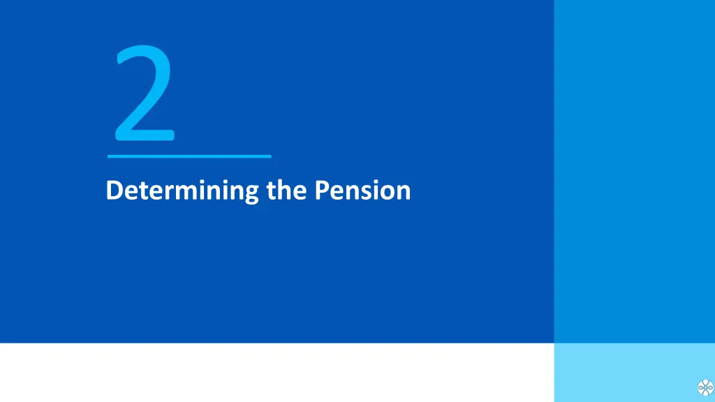 determining the pension 2