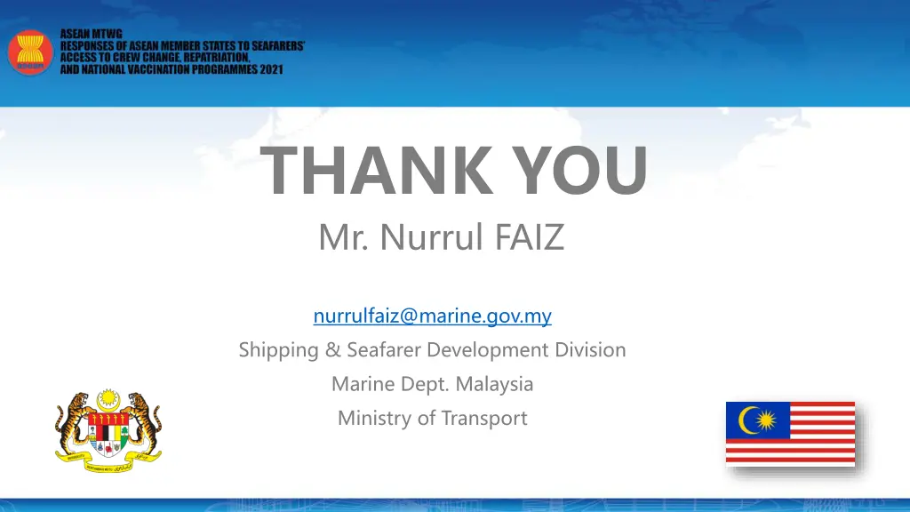 thank you mr nurrul faiz