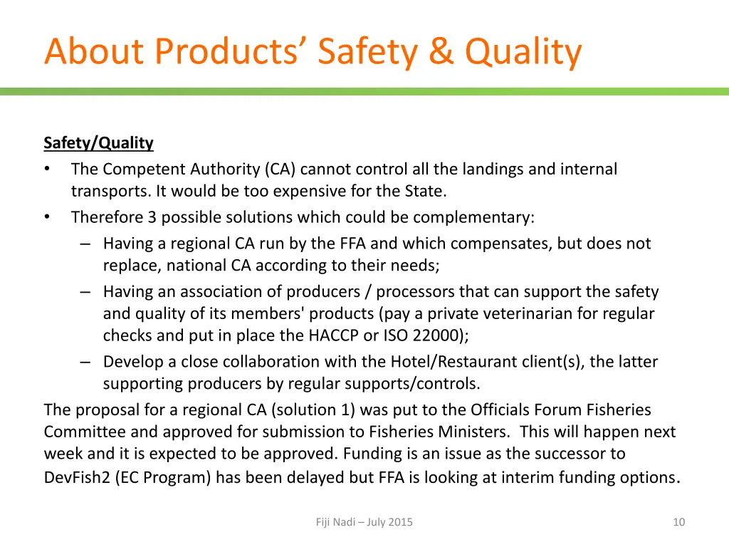 about products safety quality